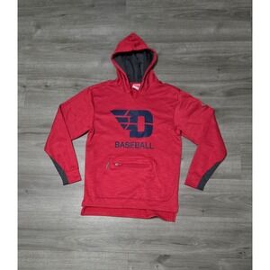 Dayton‎ Flyers Baseball Rawlings Hoodie Pullover Sweatshirt Mens Small Red
